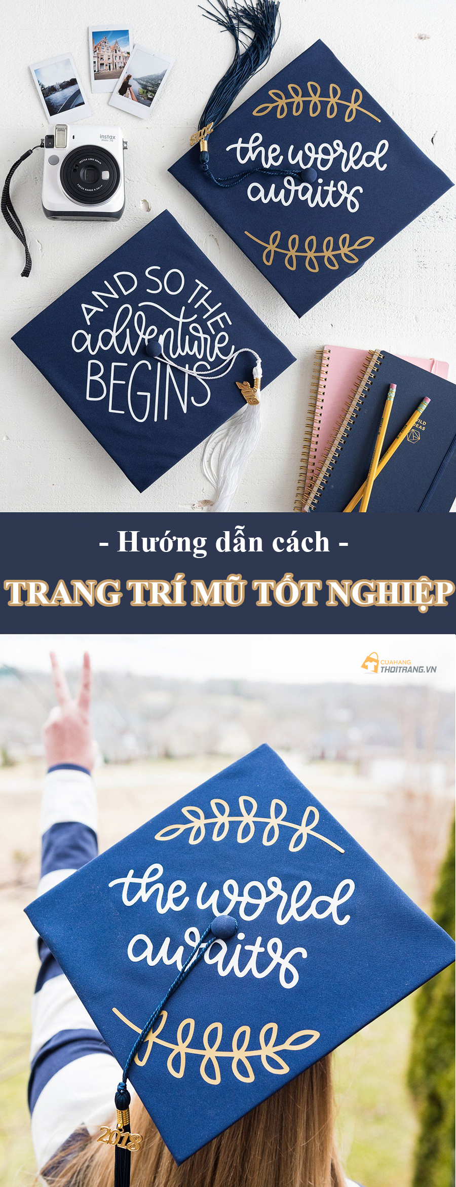 Gợi ý cách tự làm mũ tốt nghiệp